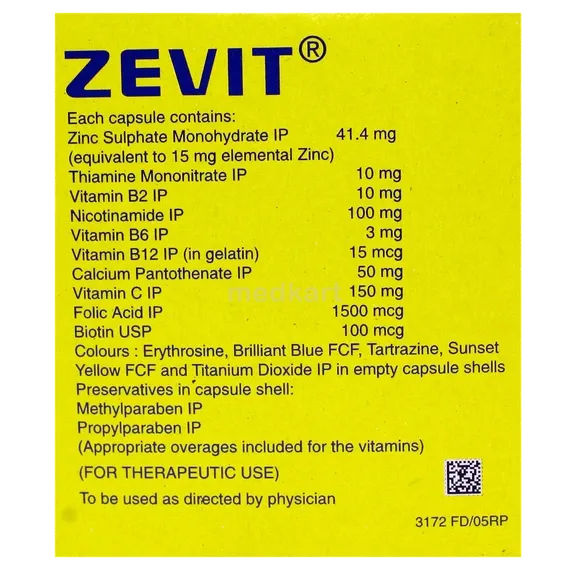 zevit capsule 30's